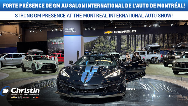 Découvrez la présence remarquable de GM au Salon de l'auto de Montréal 2025