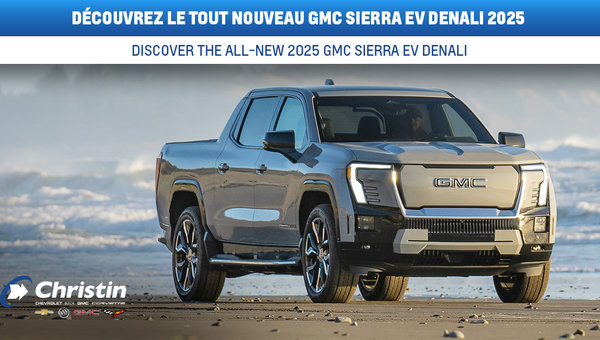 Discover the all-new 2025 GMC Sierra EV Denali