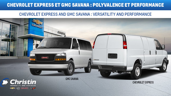 Chevrolet Express & GMC Savana: utility vans for every need in Montreal