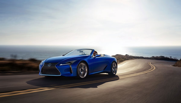 The New Lexus LC 500 Cabriolet Presented at the Los Angeles Auto Show