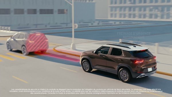 Chevrolet Trailblazer - Alerte de prévention de collision et freinage d’urgence automatique