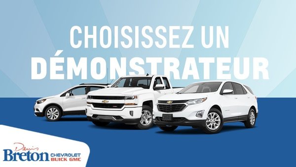 Seize the Opportunity, And Choose a Demo Vehicle!