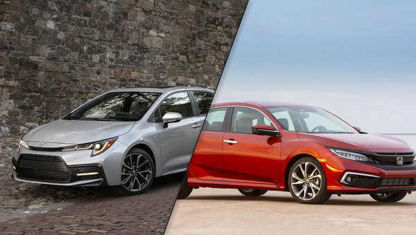 Honda Civic 2020 vs Toyota Corolla 2020 : Deux chefs de file dans le segment des compactes