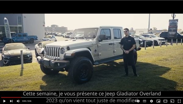 Our most recent projet : 2023 OFFROAD Jeep Gladiator Overland