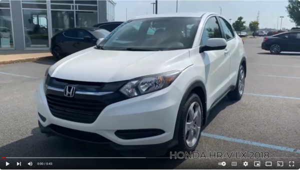 HERE'S OUR HR-V LX 2018!