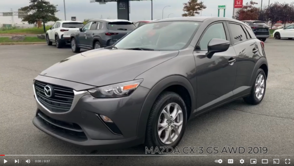 DISCOVER OUR 2019 MAZDA CX-3 AWD !