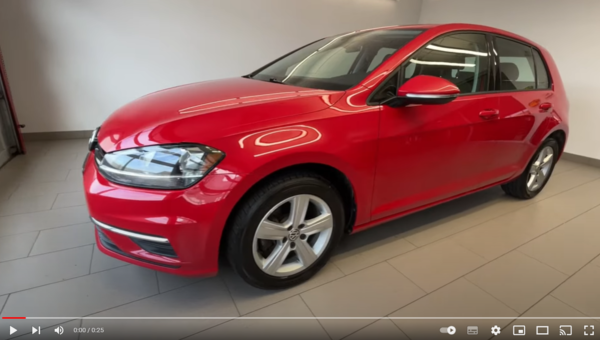 VOICI NOTRE VOLKSWAGEN GOLF COMFORTLINE 2021 !