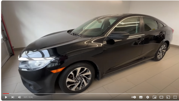 VOICI NOTRE CIVIC SEDAN EX 2017!