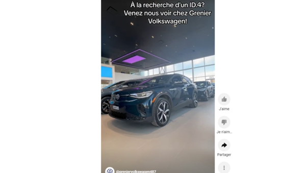 GRENIER VOLKSWAGEN ; THE PLACE FOR YOUR ID.4 !