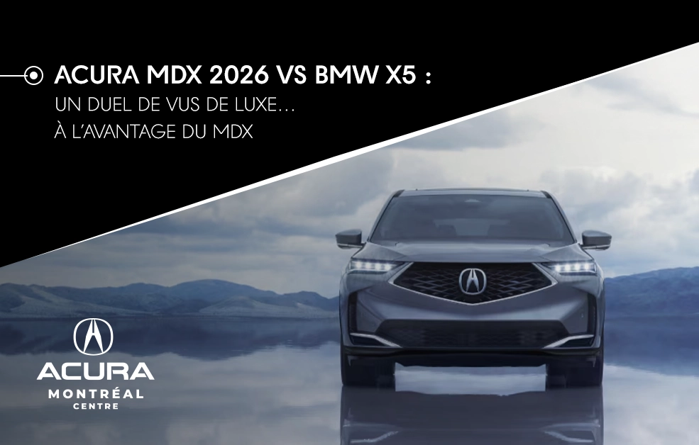 Acura MDX 2026 vs BMW X5: A Luxury SUV Showdown… in Favor of the MDX