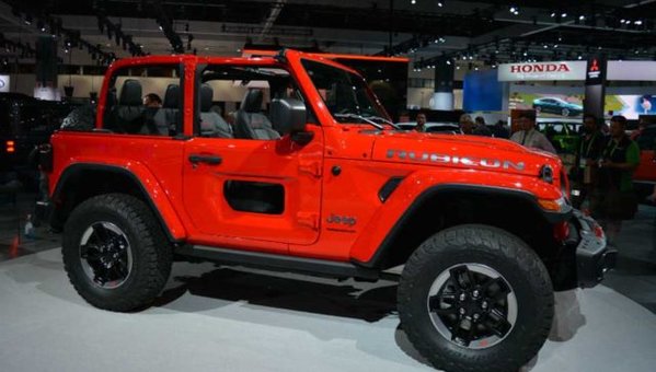 Le tout nouveau Jeep Wrangler JL 2018 présenté au Salon de l’auto de Los Angeles