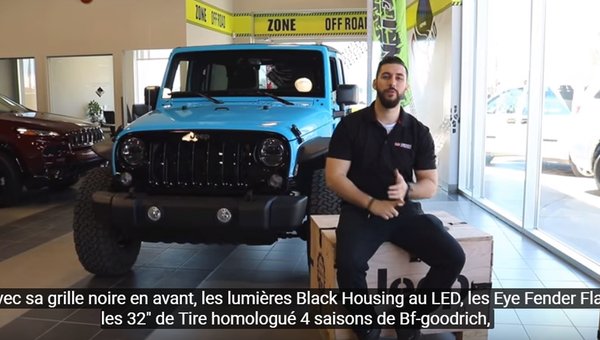 WRANGLER UNLIMITED SAHARA BLEU