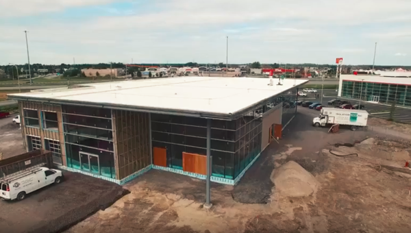 Grenier BMW: Construction vue aérienne