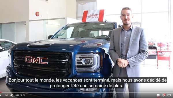 Grenier Chevrolet : The long weekend continues
