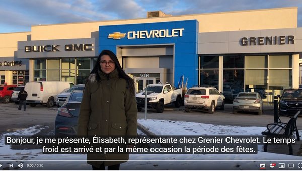 The Holiday sale at Grenier Chevrolet on December 17th and 18th!