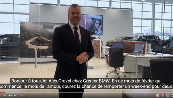 Concours de la Saint-Valentin Grenier BMW