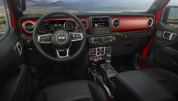 Le Jeep Gladiator sur la liste des meilleurs intérieurs de Wards Auto