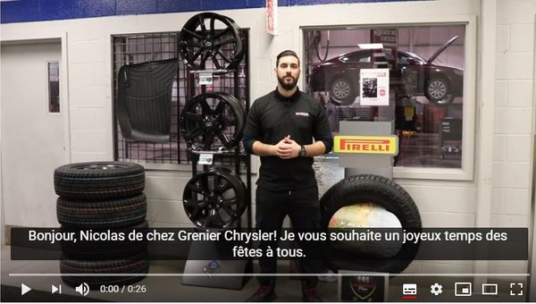 Rabais du Temps des Fêtes (pièces et service)