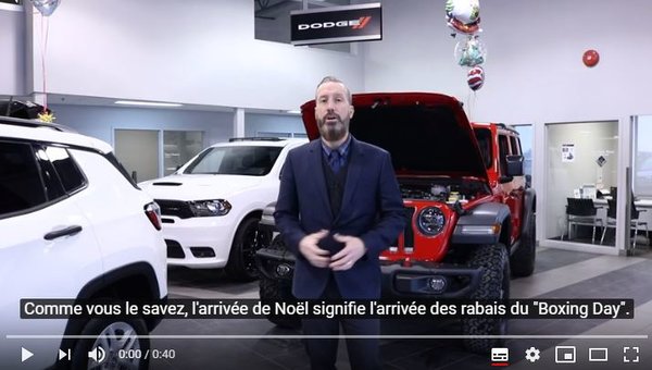 VENTE D'APRÈS NOËL GRENIER CHRYSLER