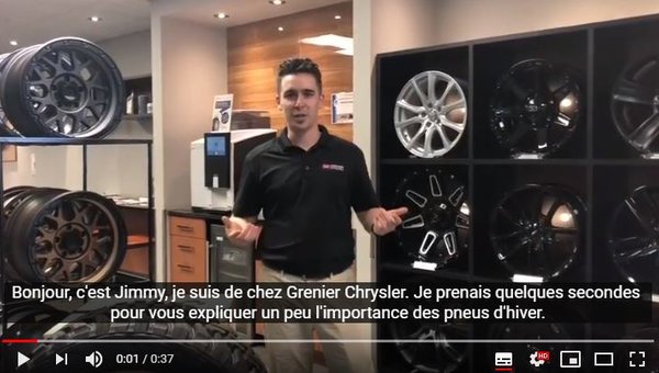 Grenier Chrysler : L'importance des pneus d'hiver