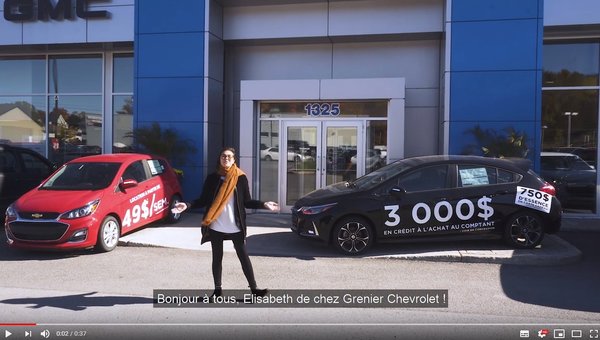 Grenier Chevrolet's Fall sale!