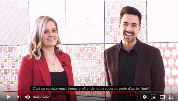 Vente d'après Noël !