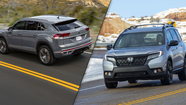 Volkswagen Atlas Cross Sport 2020 vs Honda Passport 2020