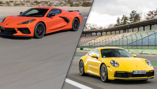 Chevrolet Corvette 2020 vs Porsche 911 2020