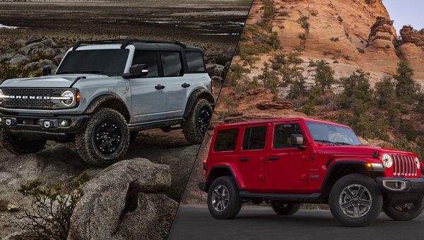 Jeep Wrangler 2020 vs Ford Bronco 2021 : Choisir le pionnier