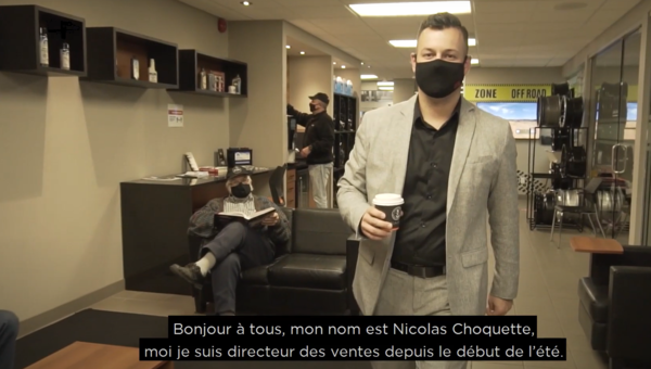 Employee of the week- NICOLAS CHOQUETTE