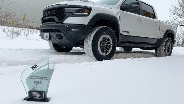 Le Ram 1500 2021 nommé Meilleur Camion Pleine Grandeur par l’AJAC