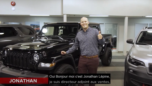 Employee of the week- JONATHAN LÉPINE