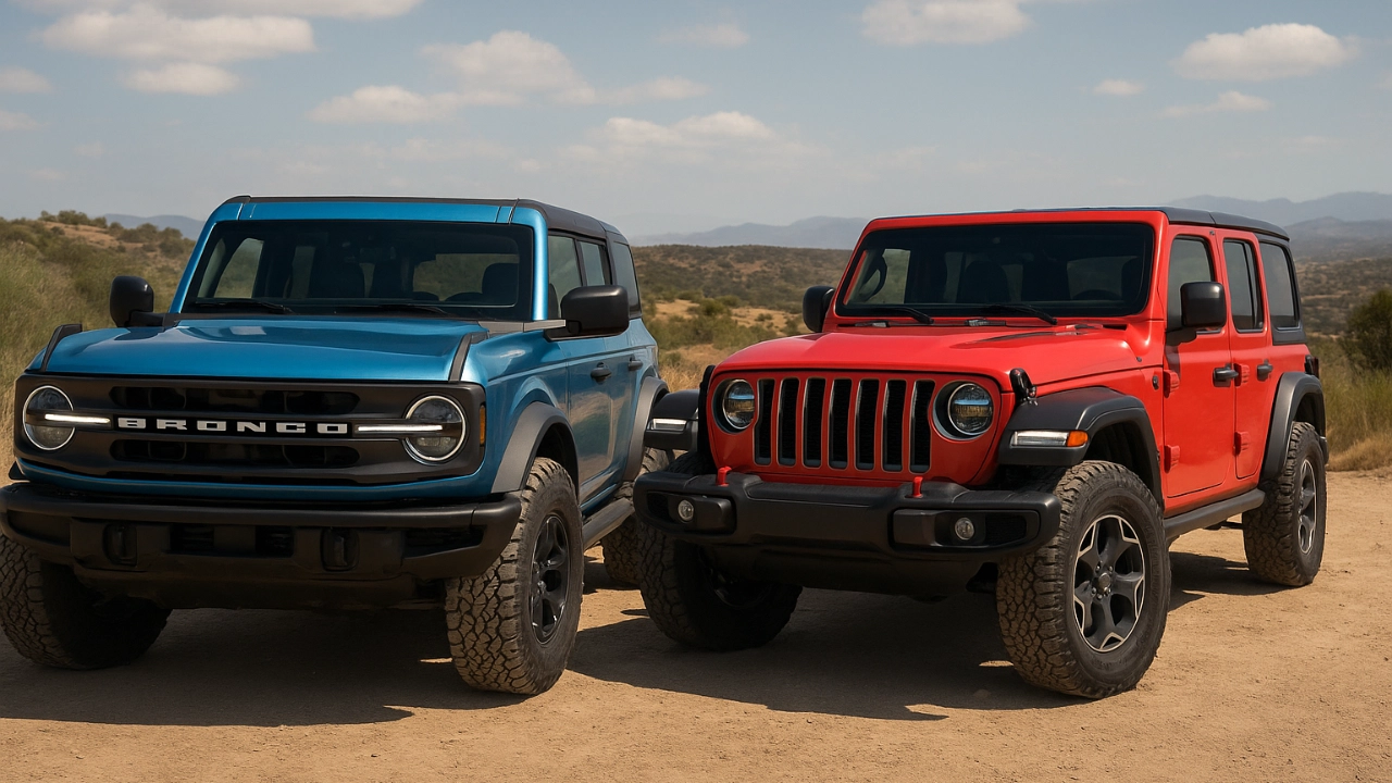 Ford Bronco vs Jeep Wrangler : le comparatif