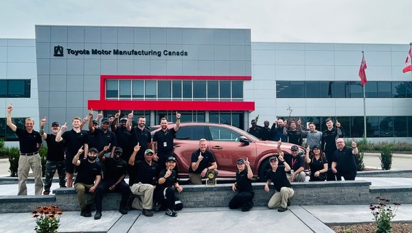 Toyota Motor Manufacturing Canada reçoit un prix prestigieux