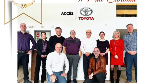 President's Program 2021 | Acces Toyota ranks #1 in Canada for sales