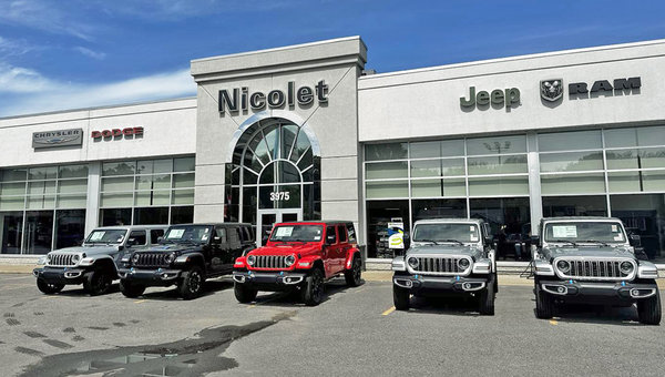Expansion chez Paillé : le groupe achète un deuxième concessionnaire Chrysler à Nicolet !
