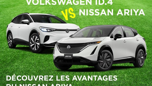 Avantages du Nissan Ariya comparé au Volkswagen ID.4