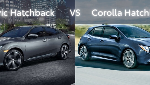2021 Civic Hatchback vs 2021 Corolla Hatchback: duel at the top!