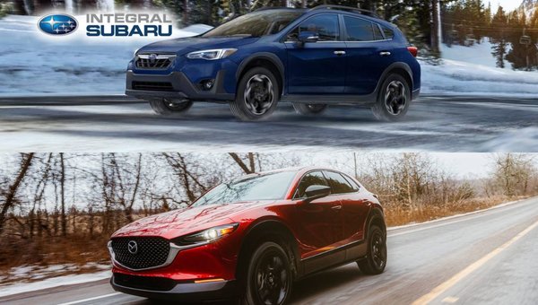 Voici les Mazda CX-30 et Subaru Crosstrek 2022