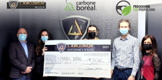 Le Groupe l’Ami Junior remet 20 000 $ à Carbone boréal