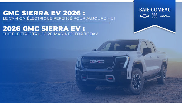 Discover the new 2026 Sierra EV: More choices, more adventure