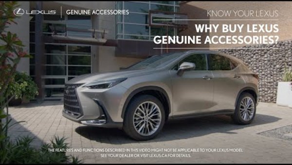 Why Buy Lexus Genuine Accessories?