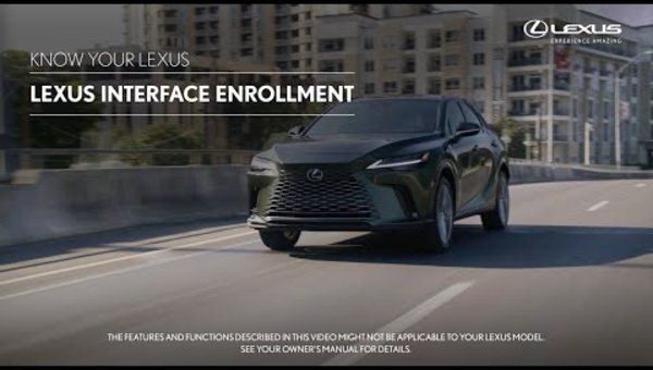 Lexus Interface Enrollment