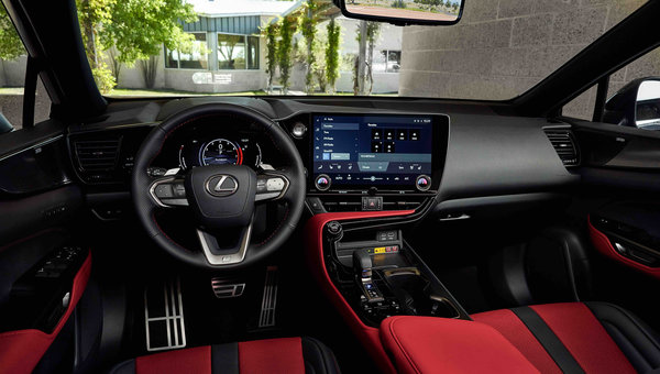 The 2022 Lexus NX shines with its luxurious interior