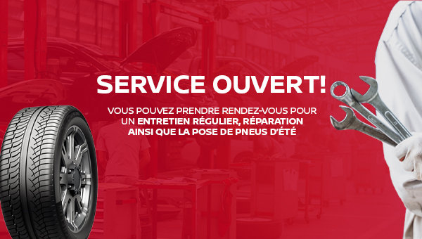 Ouverture département du service