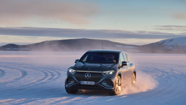 Answering all of your questions about driving a Mercedes-Benz electric vehicle in winter