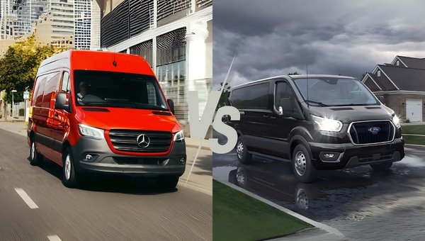 2025 Mercedes-Benz Sprinter Van vs 2025 Ford Transit Van