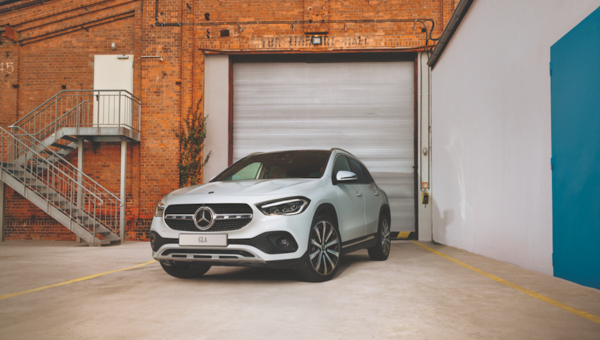 The all-new 2021 Mercedes Benz GLA SUV.