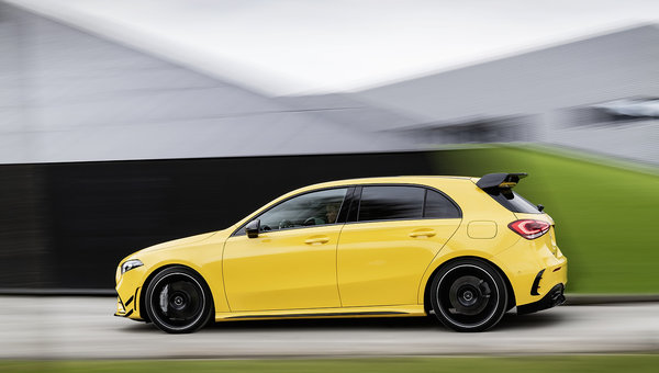 The AMG 35 version of the Mercedes-Benz A-Class finally makes its debut