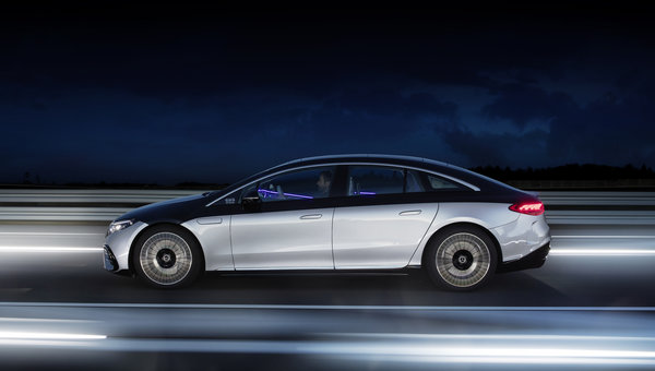 Mercedes-Benz EQS : une recharge plus rapide que la Tesla Model S Plaid